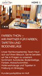 Mobile Screenshot of farben-thon.de